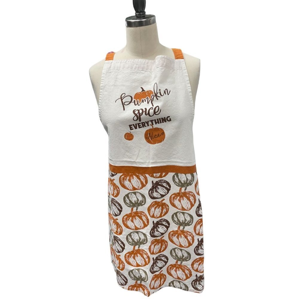 Apron Pumpkin Spice Fall Halloween Cooking‎ Baking